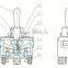 generator switch/50A toggle switchWaterproof reset switch/generator switch