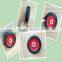solid rubber wheel metal rim