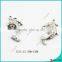 silver alloy dophin charm pendant for bracelet jewelry making