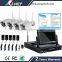 1.3MP IP camera 4ch wifi all-in one NVR 7 inch monitor wireless nvr kit