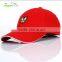 wholesale/new style high quality 100%cotton 6 panel customize plain baseball cap with leather patch for man/woman