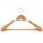 Hot sell wooden clothes hanger with wide shoulder