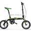 14" foldable bicycle mini bikes 9.5KG suitable for ladies and children