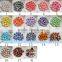 High Quality 8mm Rhinestone Round Stripe Beads Round Plastic Beads to Make Christmas Ornaments