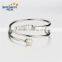 10.5-11mm AAA near round sterling silver fashion pearl bracelet for women