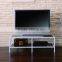 2 Tier Glass TV Stand Table Living Room Furniture