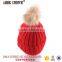 fashion lady hat/girls knitted winter hats/cute beanies for girls