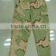 Custom made 60% cotton 40% polyester ripstop yellow tone desert camouflage USA army Battle dress uniform
