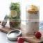 Best selling products of Wholesale glass diamond mason jar with silver lid and straw stockage