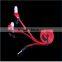 Colorful 3.5mm hearphone jack connector earphone