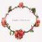 Fashion chrysanthemum hairband ,bohemian style flower tiara/crown wedding headband for bridal