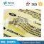 Custom print transparent sticker logo print transparent sticker gold press
