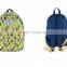 2015 new wholesale eco-friendly cotton canvas school backpack