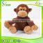 100% Cotton Stuffed Plush Brown Monkey funny plush toys for children