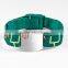 Wholesale charm nylon id bracelet with metal for promotion
