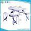 2016 outdoor foldable aluminum picnic table and chairs/portable wholesale picnic table