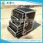 16U Aluminum flight case 4U DJ rack drawers /storage case with wheels