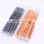 10pcs Professional Salon Hair Styling Hairdressing Black Plastic BarbersBrush Combs Set Hair Comb Set,Good for Barber