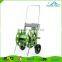 PVC hose reel garden hose reel cart with two wheel