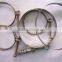 wells CE hardware polished SS304 stainless 316 hose clamps for pipeline