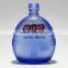 Blue Frosted Glass Wine Bottle of 165ml