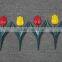 Plastic Garden Fence with flower style, 2015 hot selling