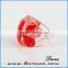 Nature BotanicalJewelry pink preserved flowers in resin dried flower finger ring