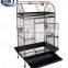 X Large 178cm Play Top Roof Parrot Aviary Bird Cage Perch Ladder On Wheels