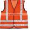 orange road maintenance worker reflective safety vest