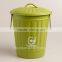 household metal stronger galvanized rubbish bin with lid