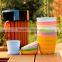 plastic wave shaped garden flower pot