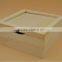 unfinish photo frame wood box wooden treasure chest frame box