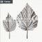 2016 PU big artificial leaves for home decoration artificial green leaves