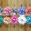 fabric flower clip for kids hair accessories