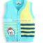 V-neck Button-down Jacquard Kniting Colorful Stripe Baby Sweater Vest