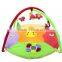 Hot selling kids tiger toy animal shaped plush play mat baby play mat