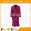 wholesale printed coral fleece fabric adult sleep suits japanese bathrobe