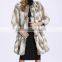 2017 quick sell Europe style long rabbit fur women short sleeve rabbit fur jacket
