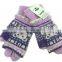 Factory Direct Selling Knitted Warm girls winter gloves