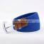 Alfa New Products 2016 Custom Colorful Casual Woven Fabric Braided Elastic Stretch Belt For Men