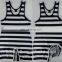 Striped sublimation blank wrestling singlets 5xl