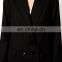 2015 Latest fashion from china high quality women coat ,Black boyfriend blazer wind