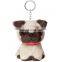 Funny Shiba Inu Dog Plush Keychain For Bag 3.5'' Custom Cartoon Stuffed Soft Mini Toy Plush Dog Key Chain
