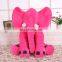 lovely promotion gifts soft animal stuffed colorful elephant soft pillow plush toys
