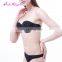 New arrival Underwire Solid Black backless push up wholesale strapless silicone bra