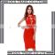 2016 new arrival Embroidery lace dress long casual dress fashion pattern of party dress