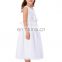 Grace Karin Sleeveless V-Neck White Chiffon Flower Girl Princess Bridesmaid Wedding Pageant Party Dress 2~12 Years CL010429-1