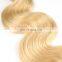The best Color#613 Body Wave peruvian soft silky hair extension