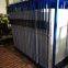 Vertical plank shelves access convenient save space