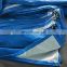 11ftx24ft blue orange waterproof pe tarpaulin fabric for truck cover from china factory